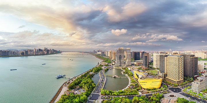 Vista Della Città di Hangzhou